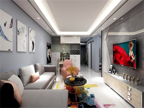 中海悅府 139平米現代裝修效果圖
