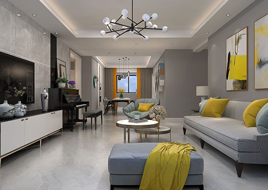 世茂悅海里127平米現(xiàn)代簡(jiǎn)約風(fēng)格效果圖 世茂悅海里127平米現(xiàn)代簡(jiǎn)約風(fēng)格效果圖