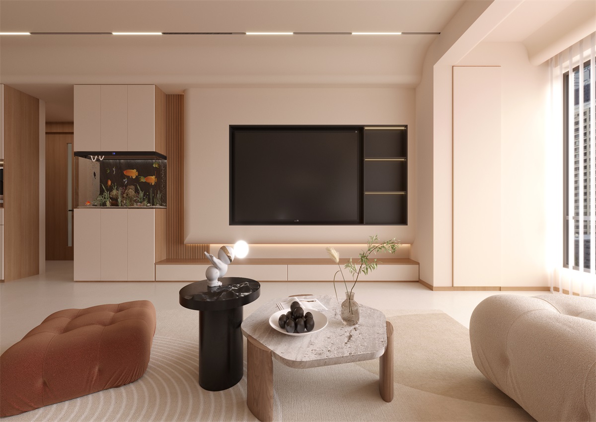 中海九樾143㎡ | 原木奶油風的家，越看越愛！