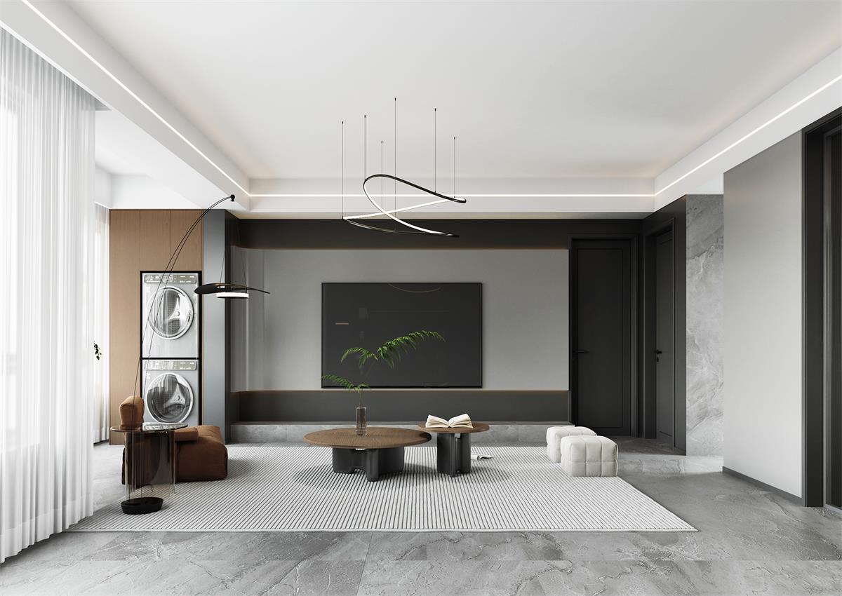 國(guó)府壹號(hào)| 驚艷！147㎡黑色簡(jiǎn)約家，又A又颯高級(jí)感直接拉滿