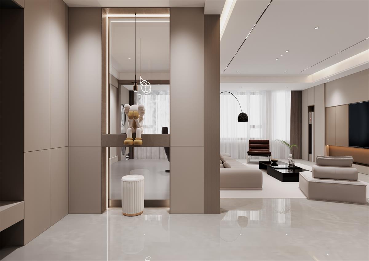 玉庭華府146㎡ | 自帶高級感的意式極簡家，一進門就想哇塞！