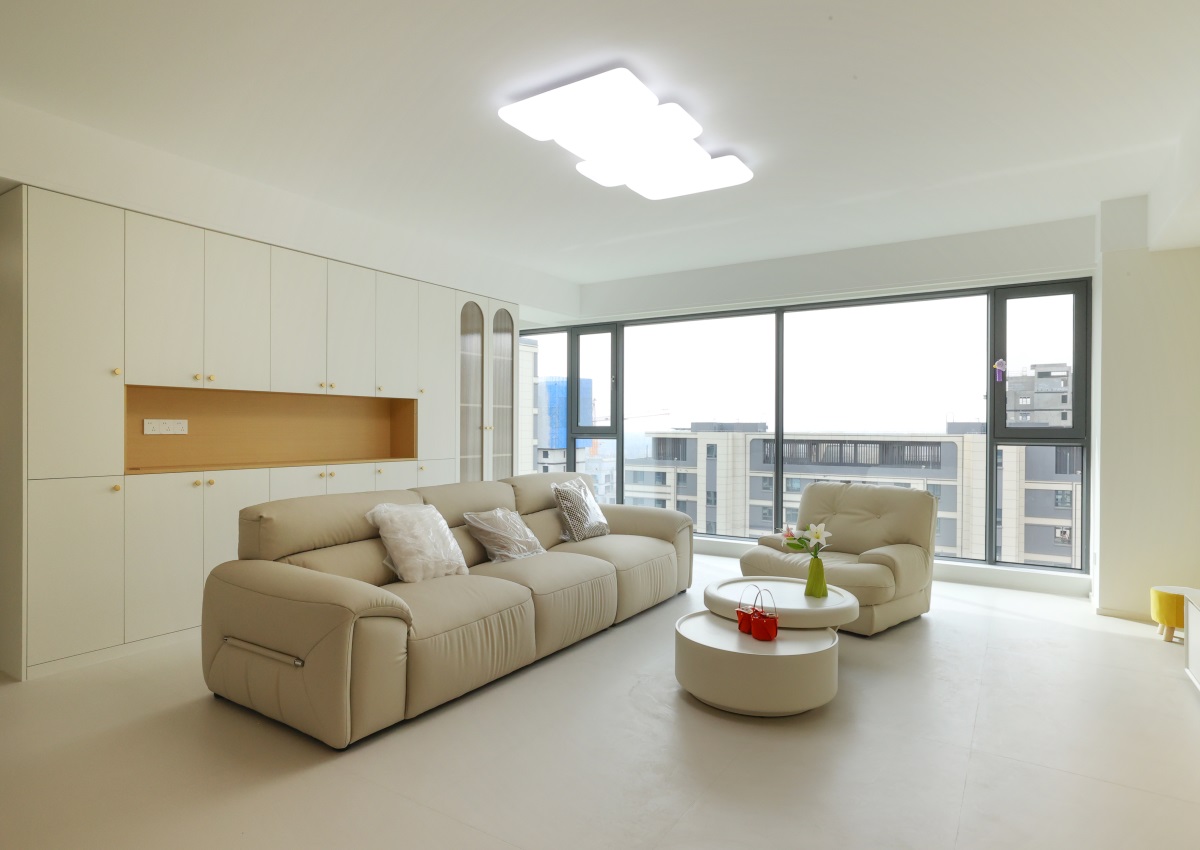 實(shí)景 | 萬(wàn)錦公館143㎡奶油風(fēng)，藏進(jìn)角落里的寫意自然，讓焦慮瞬間清零！