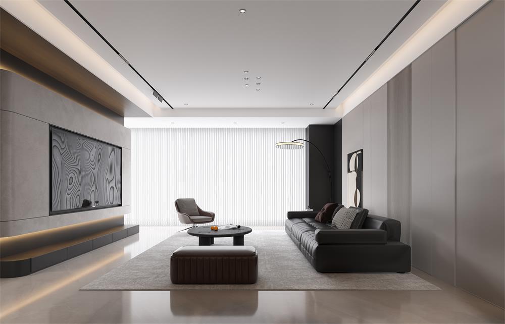 中海華樾133㎡ | 看不膩的「黑白極簡」王炸組合！高級感原地封神！