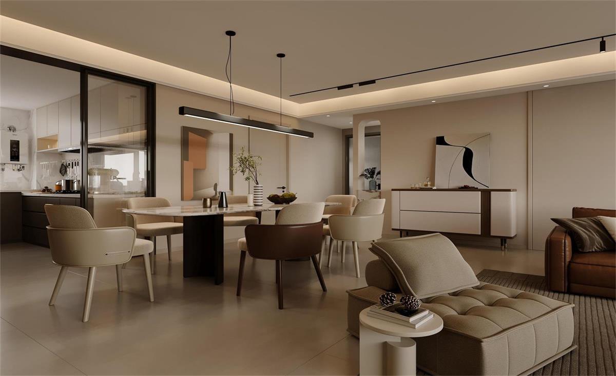 中海華樾 | 現在裝修都內卷成這樣了？！從玄關就開始美哭的143㎡現代風