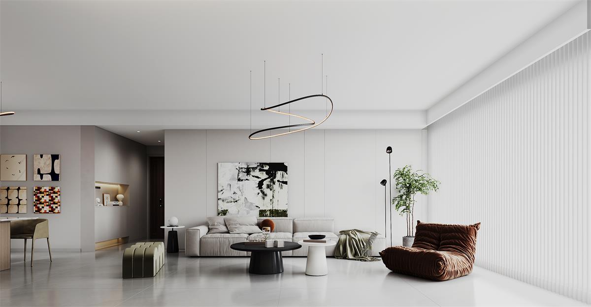 寧房云筑129㎡ | 裝修的盡頭原來(lái)是極簡(jiǎn)！家越簡(jiǎn)單越高級(jí)~