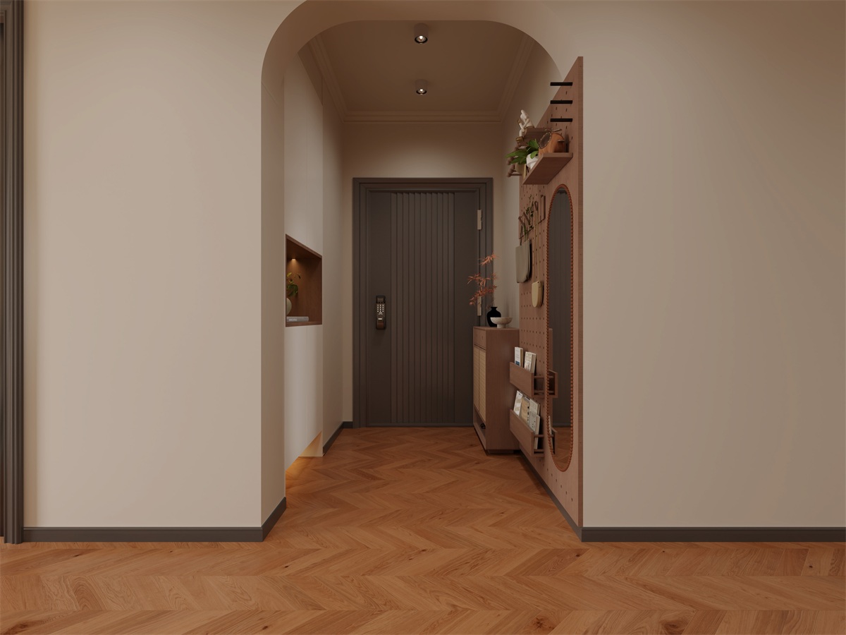 閱海萬家110㎡ | 奇葩戶型爆改中古風治愈美家！推門第一眼就驚艷！