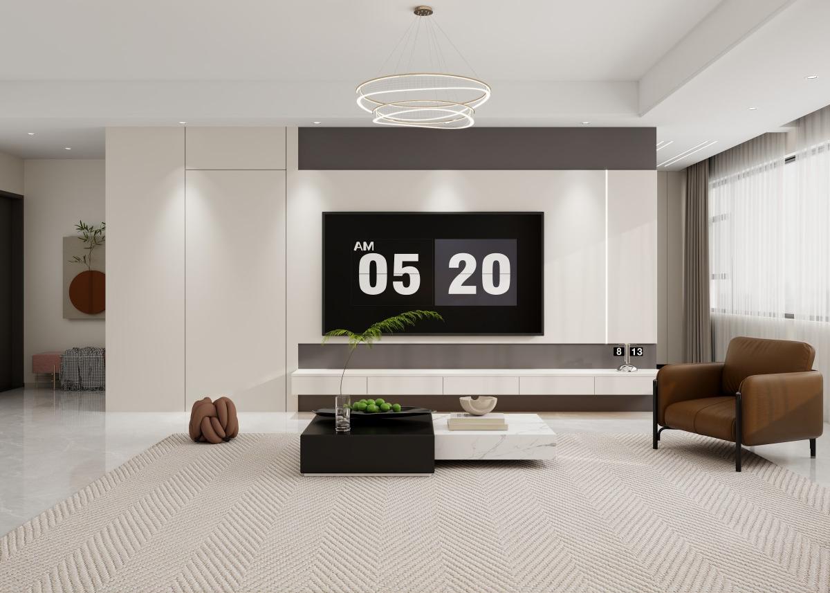 玉庭華府 | 135㎡現(xiàn)代簡(jiǎn)約風(fēng)，給生活做減法，舒適加倍！