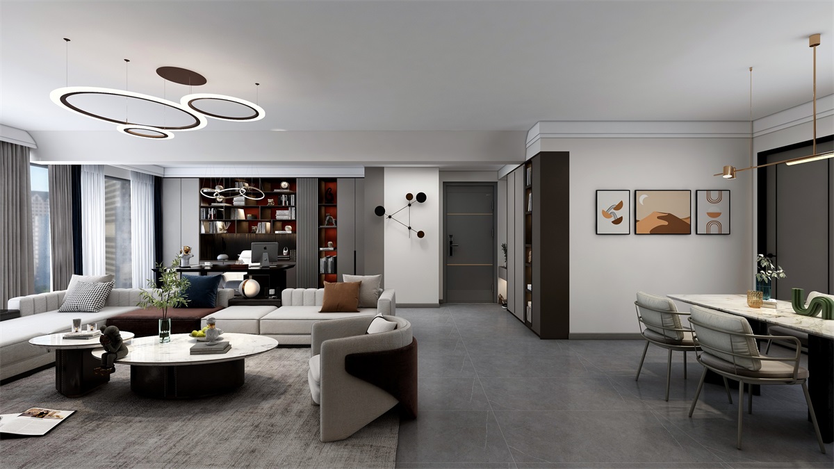 中海凱旋門(mén)-溫潤(rùn)-客餐廳-20221115-110647